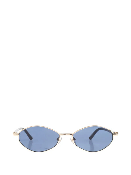  Jacquemus Oval-frame Sunglasses - Gold 