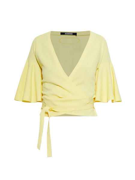  Jacquemus Paysan Tie Blouse - Yellow 