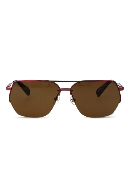  Jacquemus Pilot-frame Sunglasses - Brown 