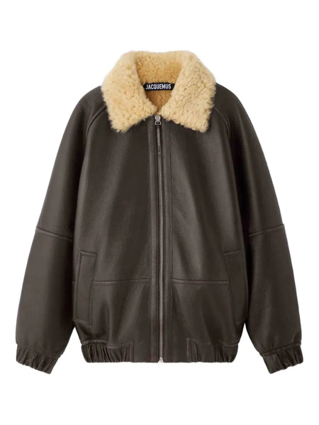  Jacquemus Piped Pockets Jacket - Brown 