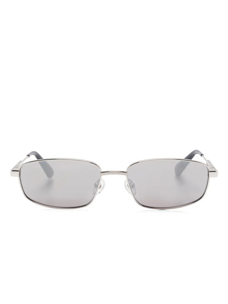  Jacquemus Rectangle-frame Sunglasses - Silver 