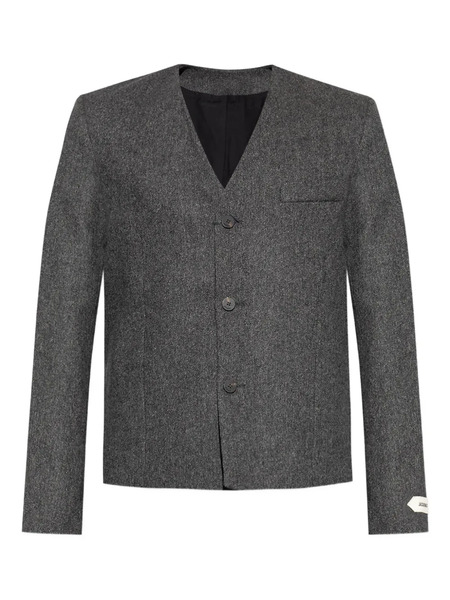  Jacquemus Sera V-neck Button Jacket - Grey 