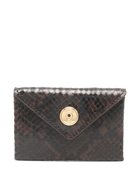  Jacquemus Snakeskin-effect Wallet - Brown 