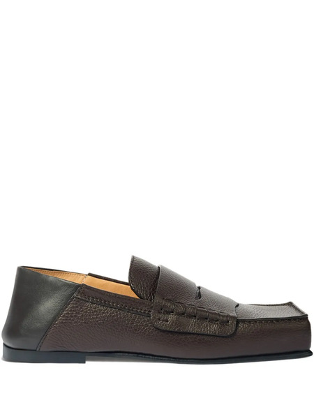  Jacquemus Square-toe Loafers - Brown 