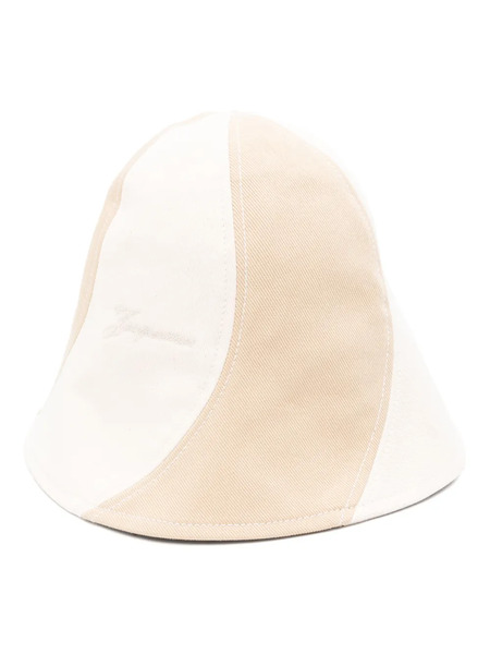  Jacquemus Striped Bucket Hat - Neutrals 