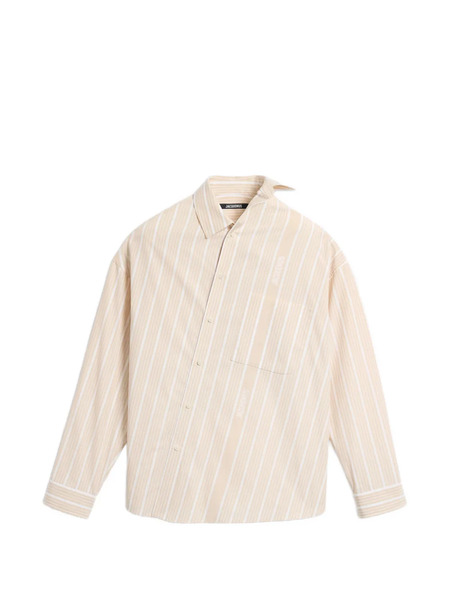  Jacquemus Striped Graphic Shirt - Neutrals 