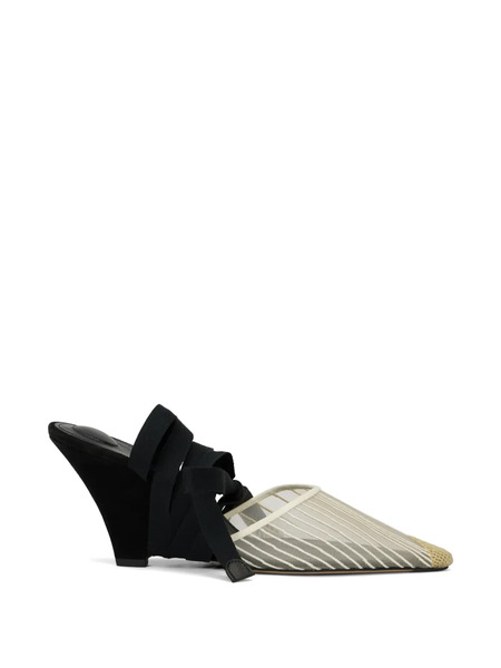  Jacquemus Striped Heeled - Black 