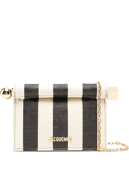  Jacquemus Striped Roll Mini Bag - Neutrals 