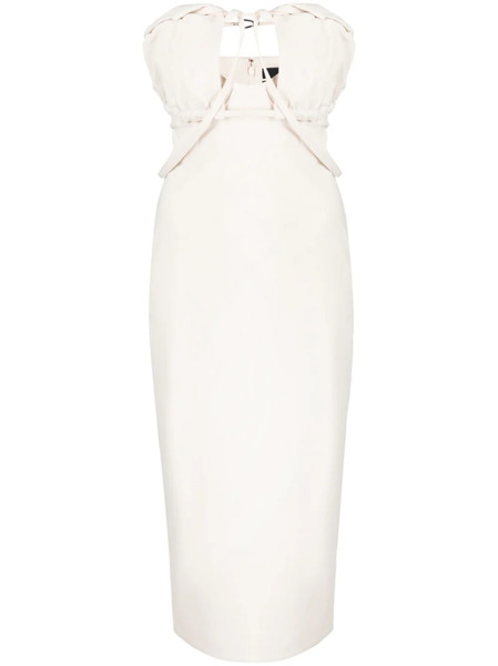  Jacquemus Tailored Strapless Dress - Neutrals 