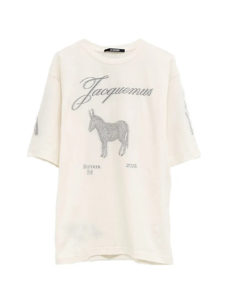 Jacquemus The âne Graphic T-shirt - Neutrals 