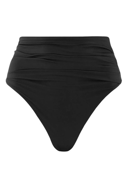  Jacquemus The Drapeado Bikini Bottoms - Black 