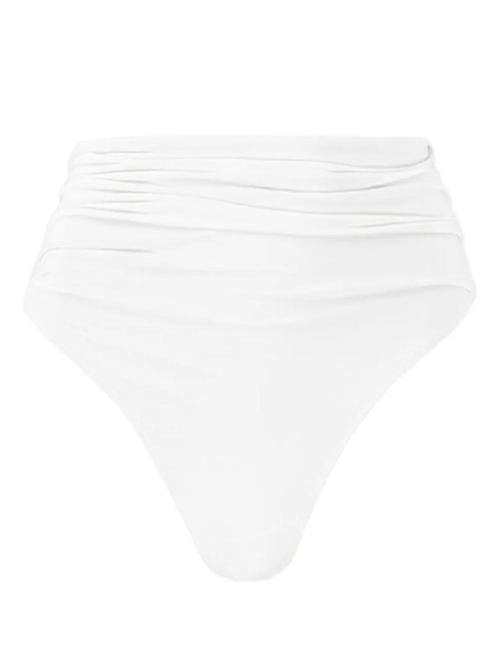  Jacquemus The Drapeado Bikini Bottoms - White 