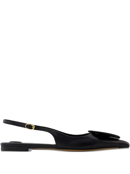  Jacquemus The Duelo Flat Slingback Pumps - Black 