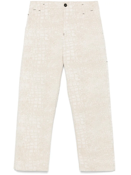  Jacquemus The Fernando De-nîmes Trousers - Neutrals 