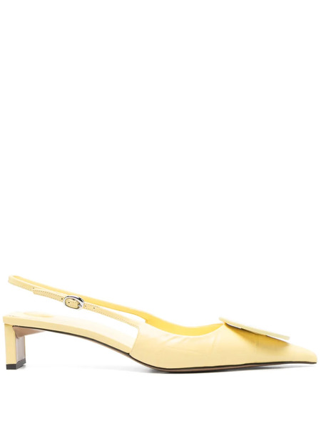  Jacquemus The Low Duelo Slingbacks Pumps - Yellow 