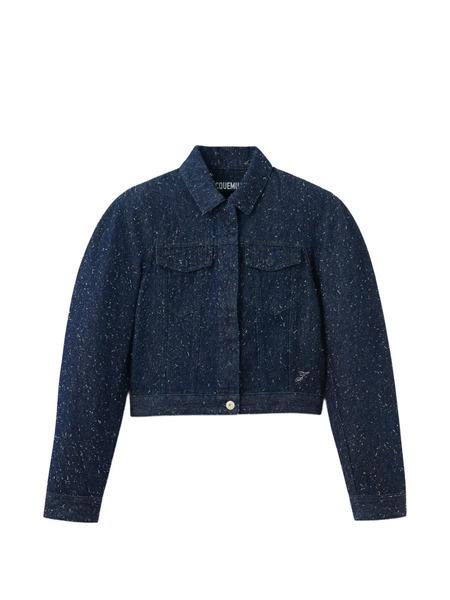  Jacquemus The Ovalo De-nîmes Denim Jacket - Blue 