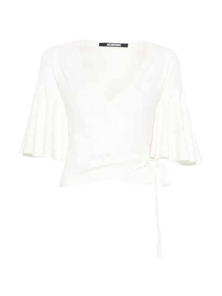  Jacquemus The Paysan Ruffled Top - Neutrals 