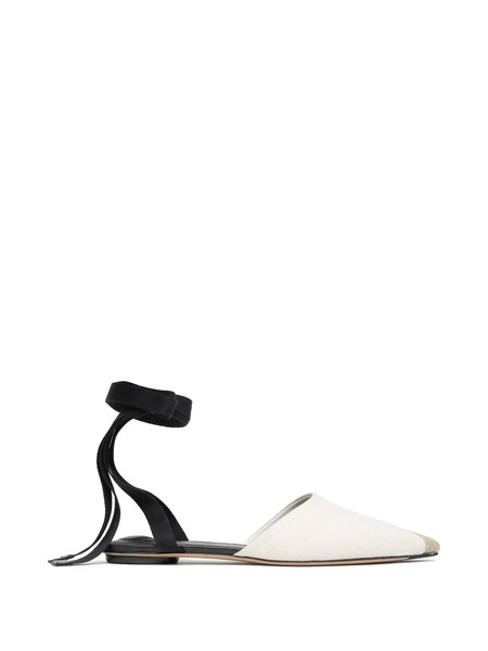  Jacquemus Tie Strap Sandals - Neutrals 