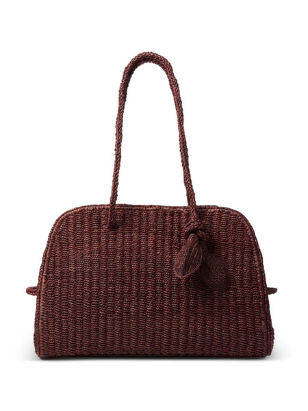  Jacquemus Turismo Raffia Tote Bag - Brown 