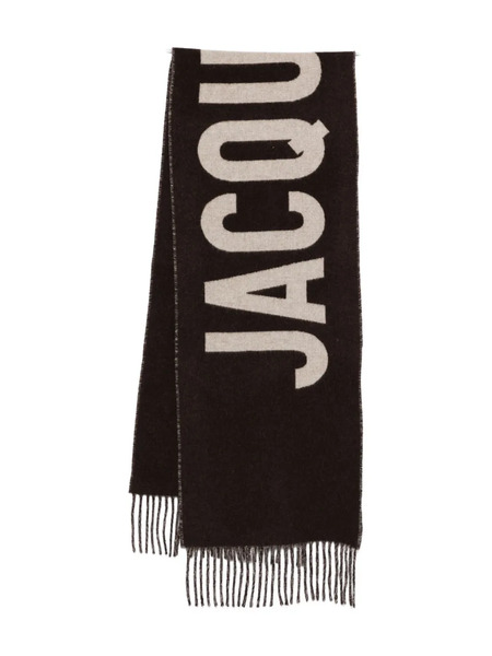  Jacquemus Virgin Wool Scarf - Brown 
