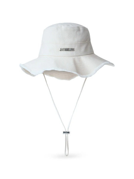  Jacquemus Wide-brim Textured Hat - Neutrals 