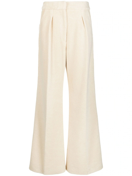  Jacquemus Wide-leg Flared Trousers - Neutrals 