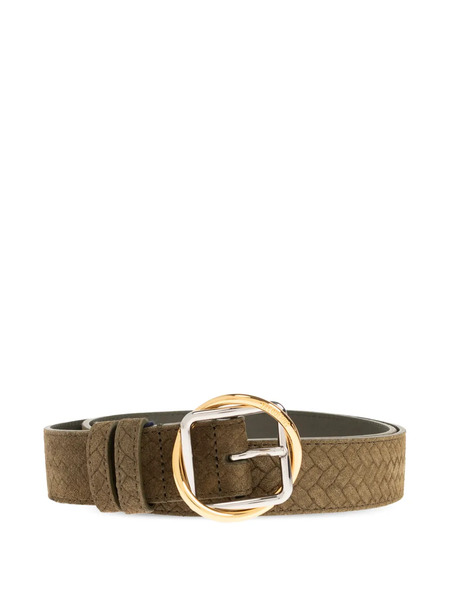  Jacquemus Woven Buckled Belt - Green 
