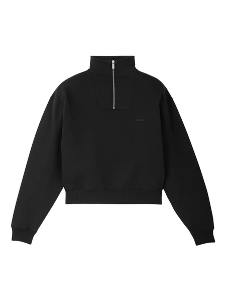  Jacquemus Zip-neck Sweater - Black 