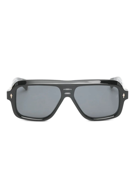  Jacques Marie Mage Pilot-frame Sunglasses - Black 