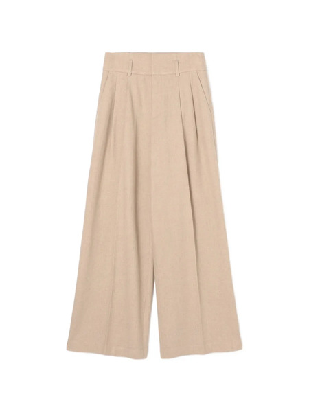  James Perse Belt-loop Pleated Trousers - Neutrals 