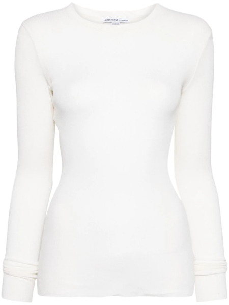  James Perse Long-sleeve Ribbed Sweater - Neutrals 