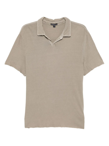  James Perse Slub Polo Top - Green 