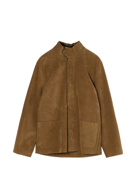  James Perse Suede Ranch Pocket Jacket - Brown 
