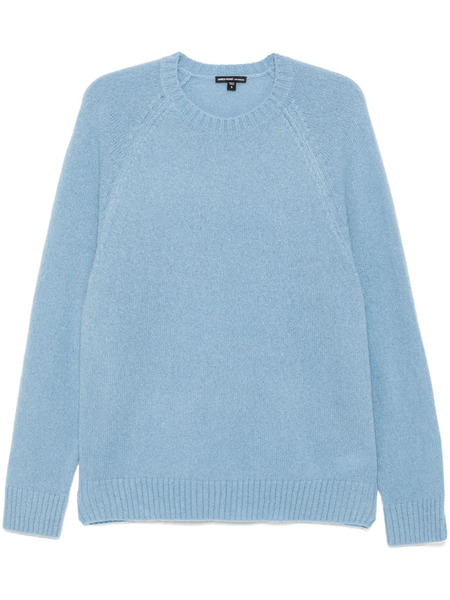  James Perse Textured Cashmere Sweater - Blue 