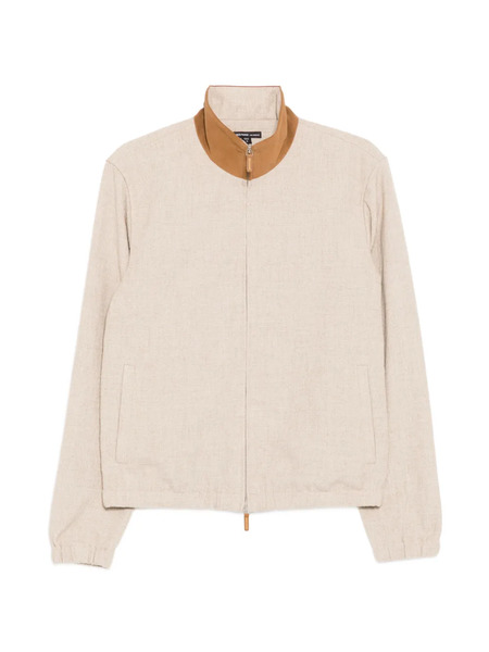  James Perse Two-way Zip Jacket - Neutrals 