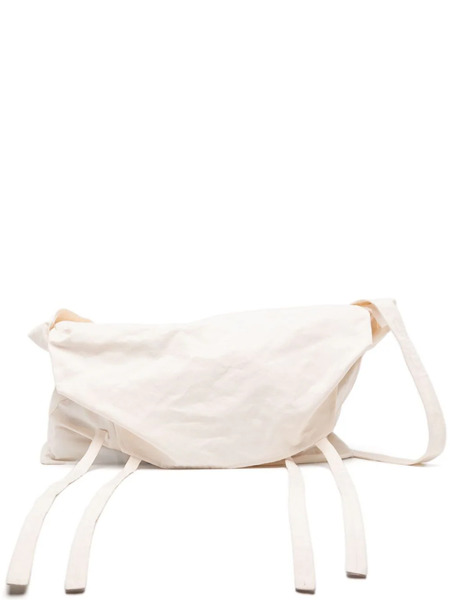  Jan Jan Van Essche Front-flap Cotton-blend Tote Bag - Neutrals 