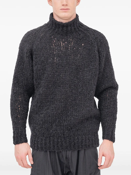  Jan Jan Van Essche High-collar Sweater - Black 