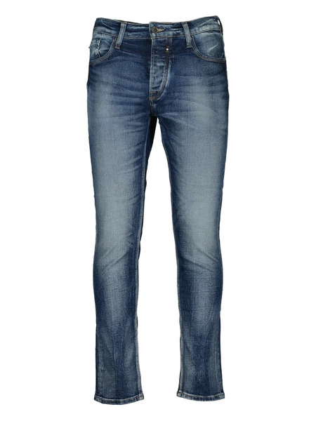  Japan Rags Button-up Five-pockets Jeans - Blue 