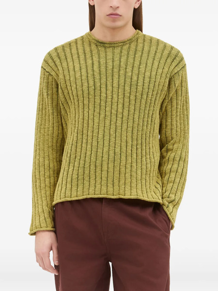  Jason Markk Ribbed Crew-neck Sweater - Green 