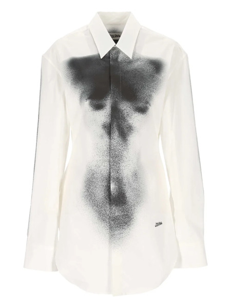  Jean Paul Gaultier Buttoned Graphic Shirt - Neutrals 