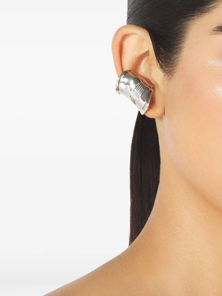  Jean Paul Gaultier Distorted Can Earcuff - Silver 