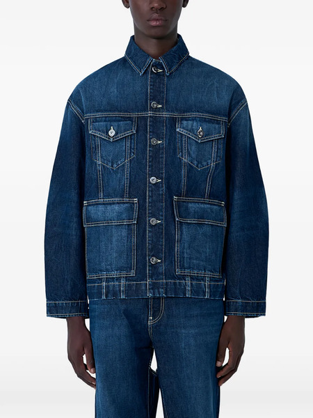 Jean Paul Gaultier Front-pocket Denim Jacket - Blue 