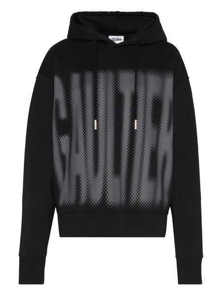  Jean Paul Gaultier Halftone-print Hoodie - Black 