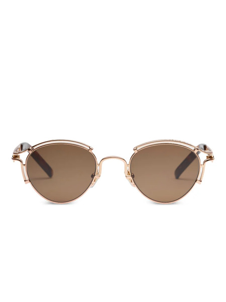  Jean Paul Gaultier Pilot-frame Sunglasses - Gold 