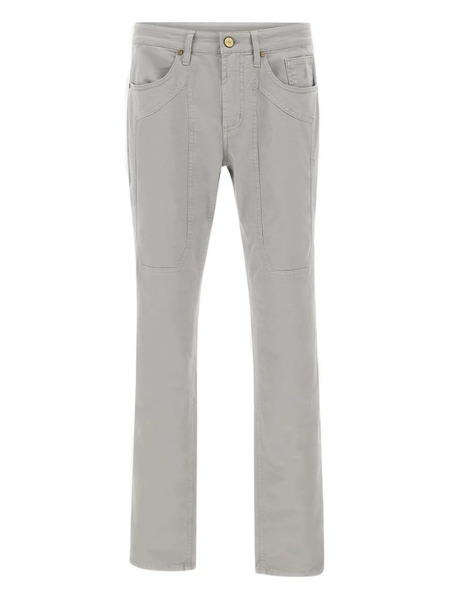  Jeckerson John Five-pockets Stitching Jeans - Grey 