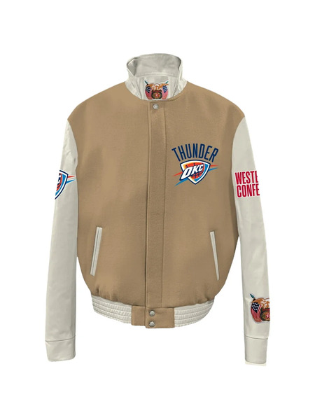  Jeff Hamilton Oklahoma City Thunder Jacket - Brown 