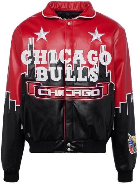  Jeff Hamilton X Chicago Bulls Skyline Jacket - Red 