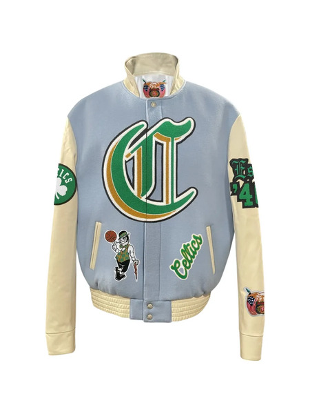  Jeff Hamilton X Nba Button-fastening Jacket - Blue 