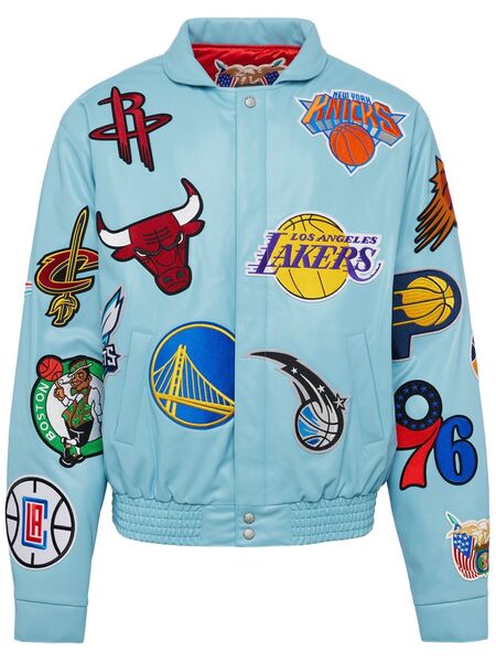  Jeff Hamilton X Nba Collage Jacket - Blue 