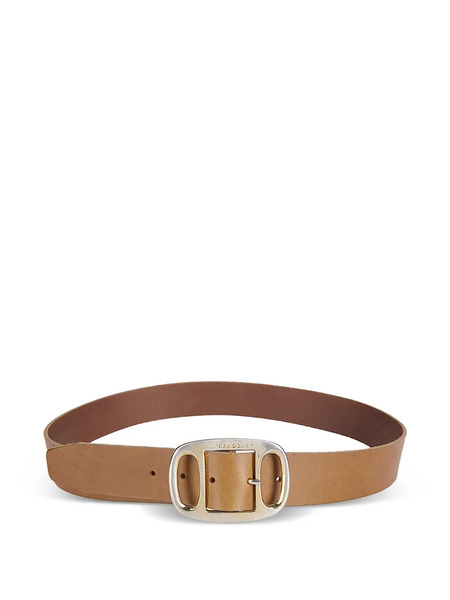  Jejia Buckled Leather Belt - Neutrals 